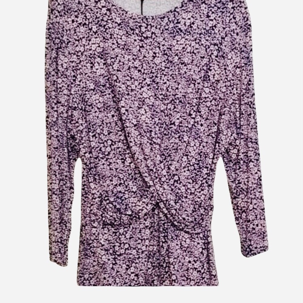 🆕 Juicy Couture Blue Print Cross Front Top!!